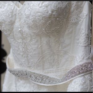 Galina Signature SWG 755 wedding dress,sash